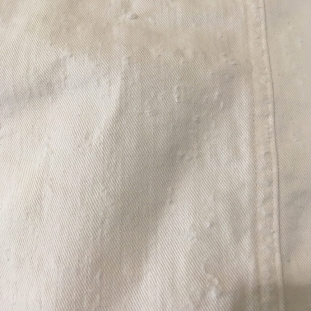 NWT Hudson Distressed White Denim Jacket XS - Picture 6 of 7